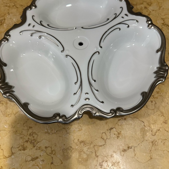 Weimar 3 section porcelain tray made in Germany - Picture 5 of 7